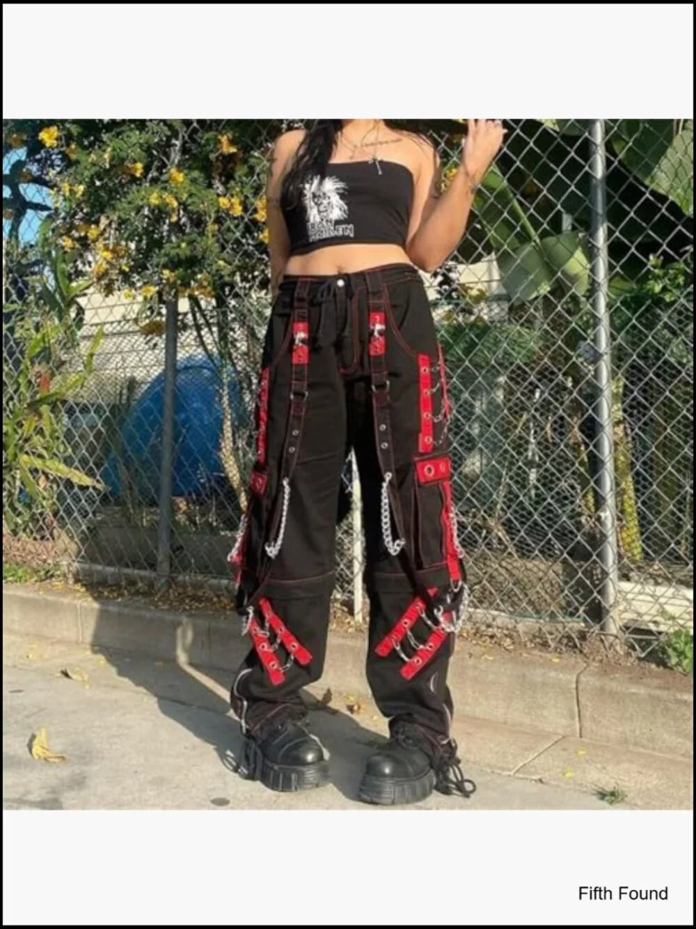Medium Wide Leg Denim Pants Baggy Fit Y2K Grunge Street Style